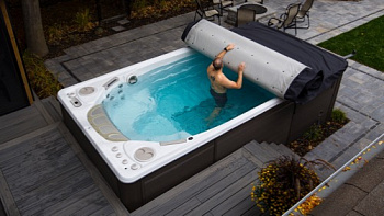 Крышка для плавательного спа бассейна (Hydropool)